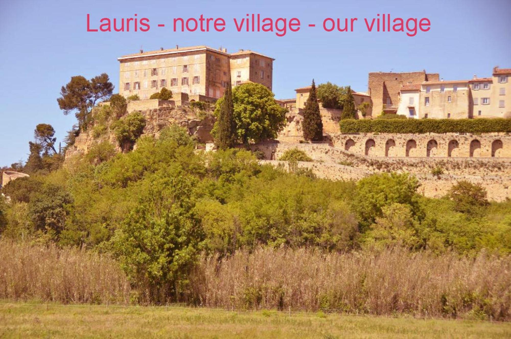 Clementine - Chouette Studio Privé en village charmant en Luberon Lauris Exterior foto